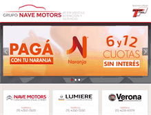 Tablet Screenshot of navemotors.com.ar